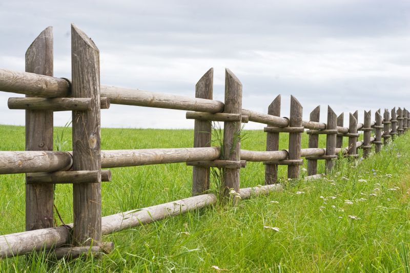Wooden Ranch Fence